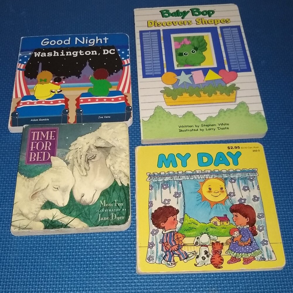 Time For Bed by Mem Fox, Good Night Washington DC, My Day, Baby Bop Board book